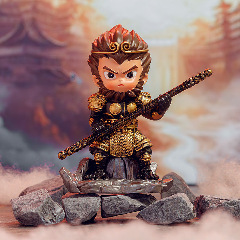 Blind box 6+1 a hidden model New Wukong Myth and Legend blind box game peripherals for boys and girls to give away gifts and prizes