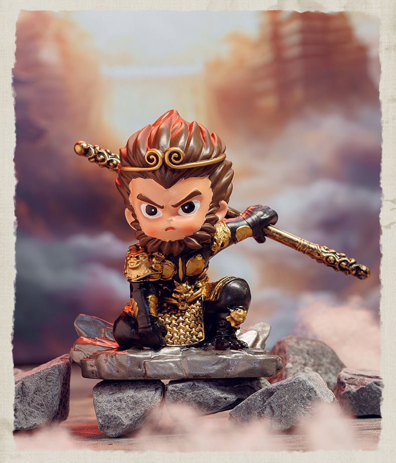 Blind box 6+1 a hidden model New Wukong Myth and Legend blind box game peripherals for boys and girls to give away gifts and prizes