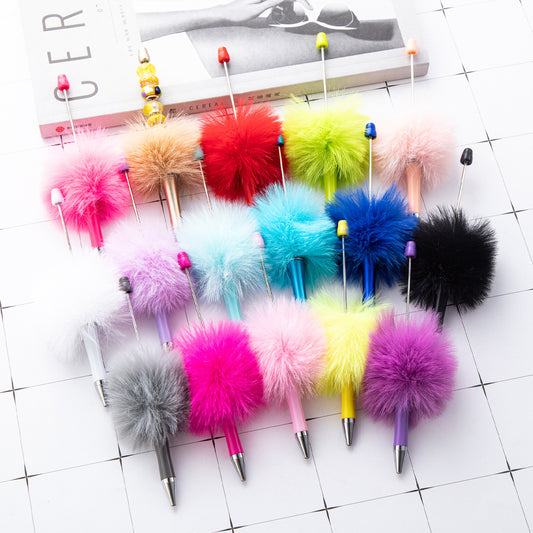 DIY plush beaded pens