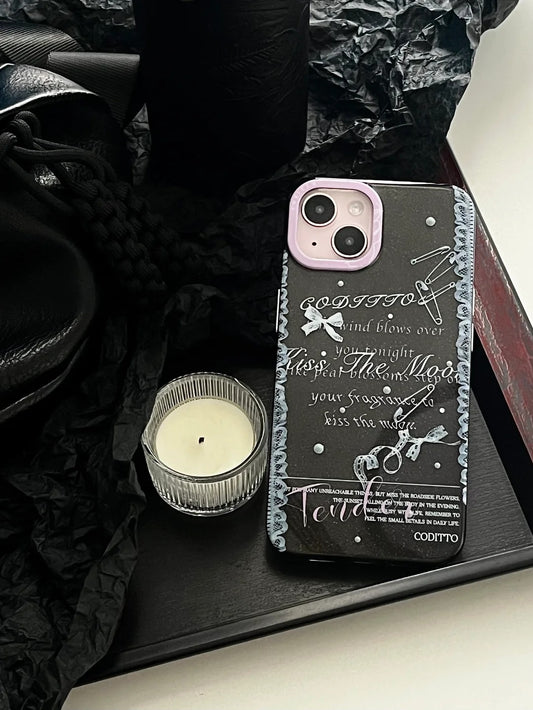 Ballet style original design sparkling mobile phone case with a sense of atmosphere