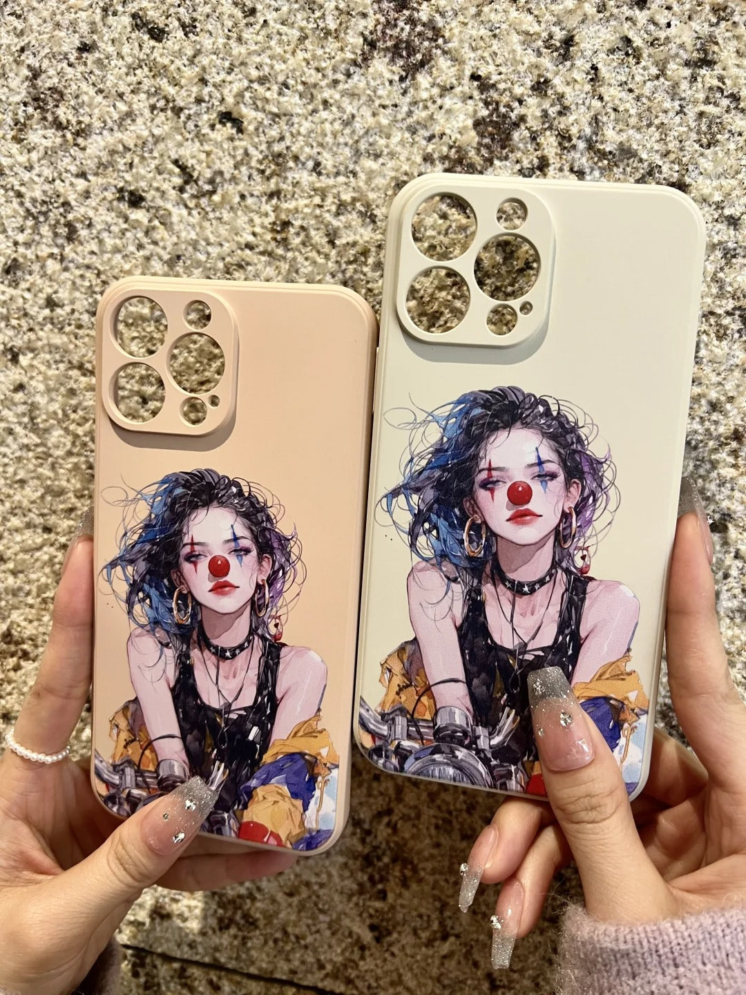 Clown silicone phone case