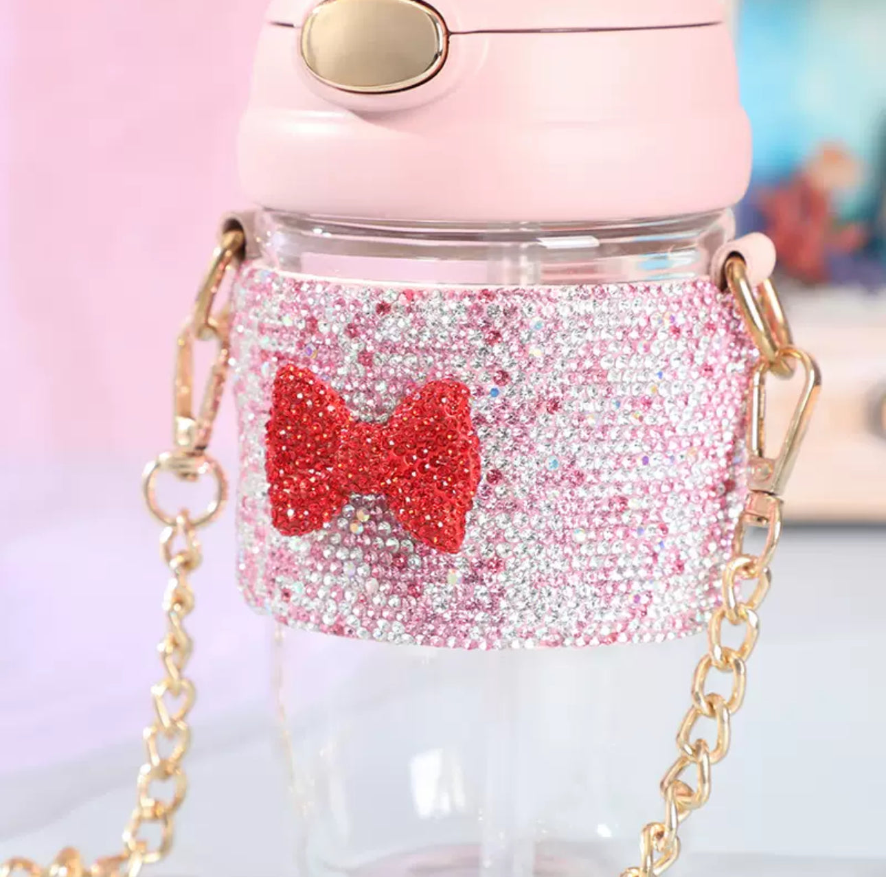 Botella de agua con forma de diamante personalizada