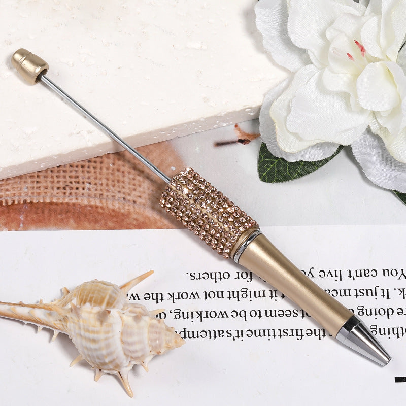 diy beading pen Rhinestone pearl handmade patch bead pen Ballpoint pen