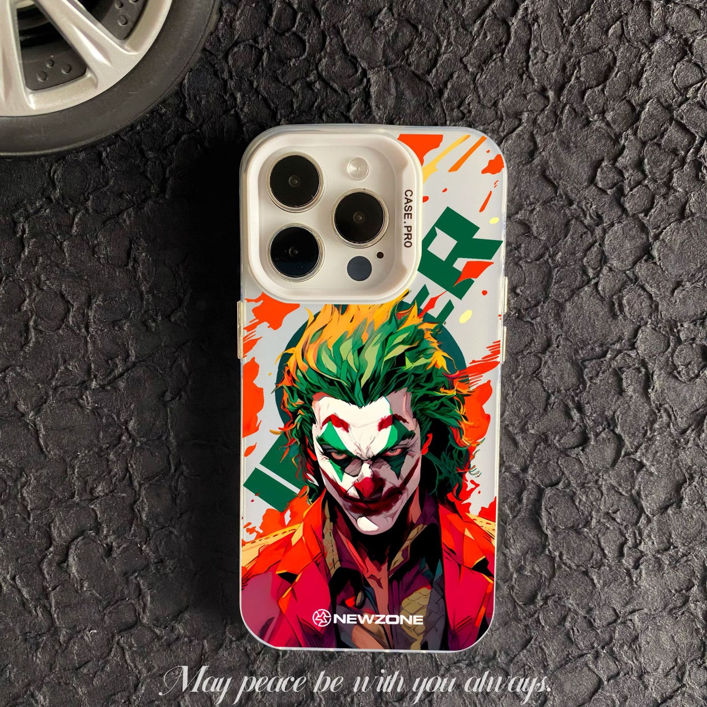 Red clown suitable for iphone15 mobile phone case iphone14promax protective cover 13/11/x anti-fall