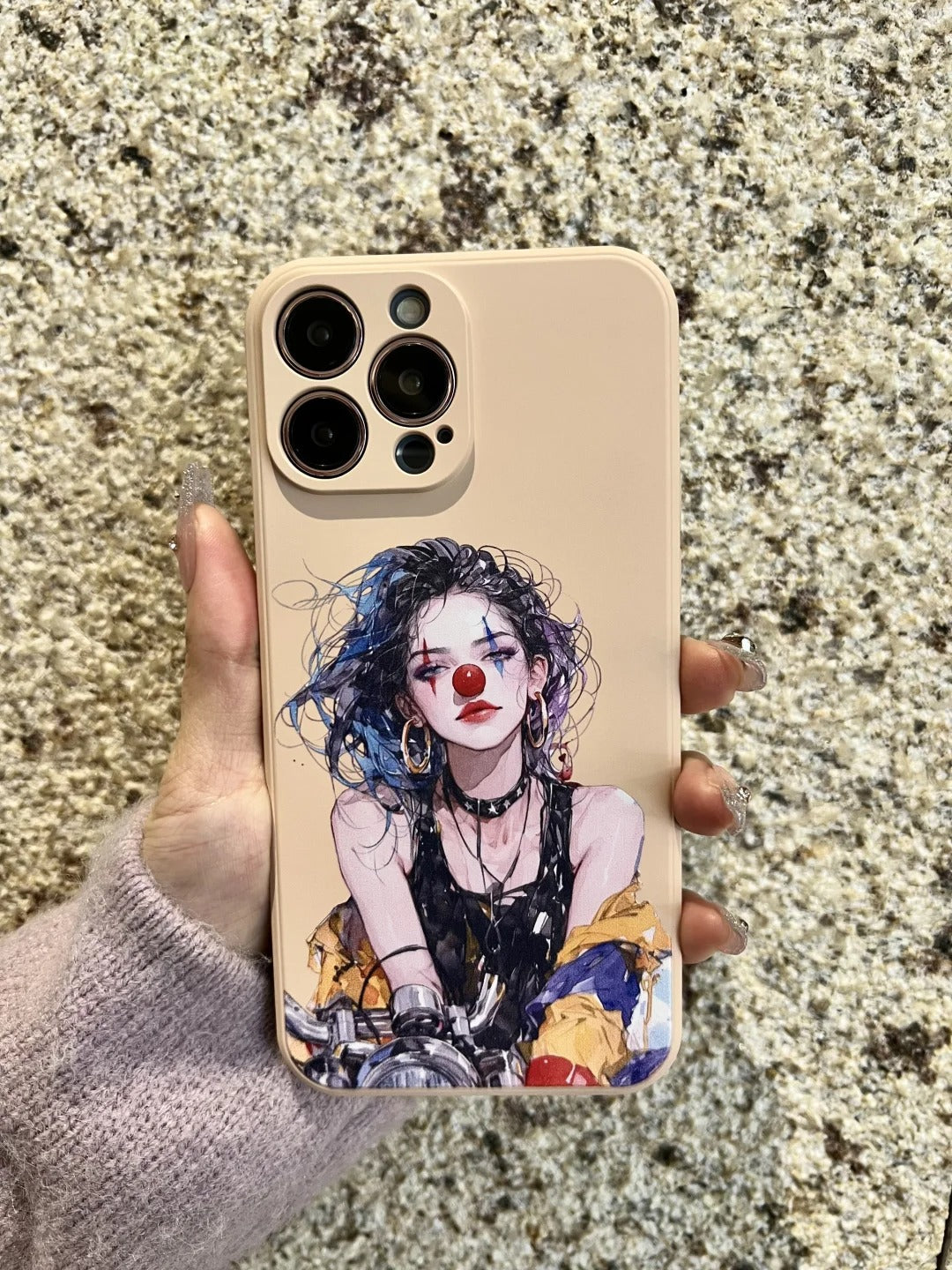 Clown silicone phone case