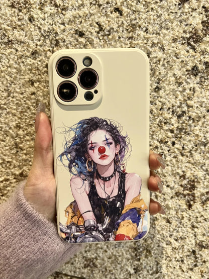 Clown silicone phone case