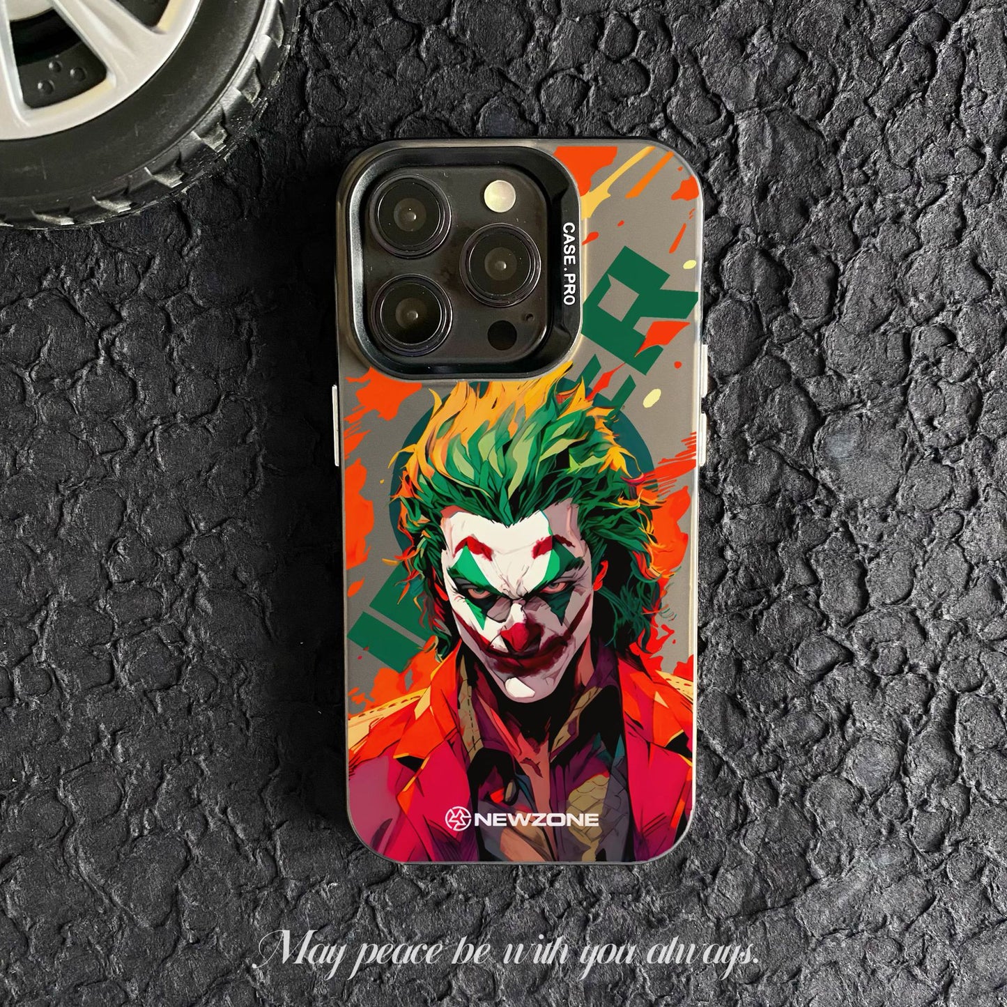 Red clown suitable for iphone15 mobile phone case iphone14promax protective cover 13/11/x anti-fall