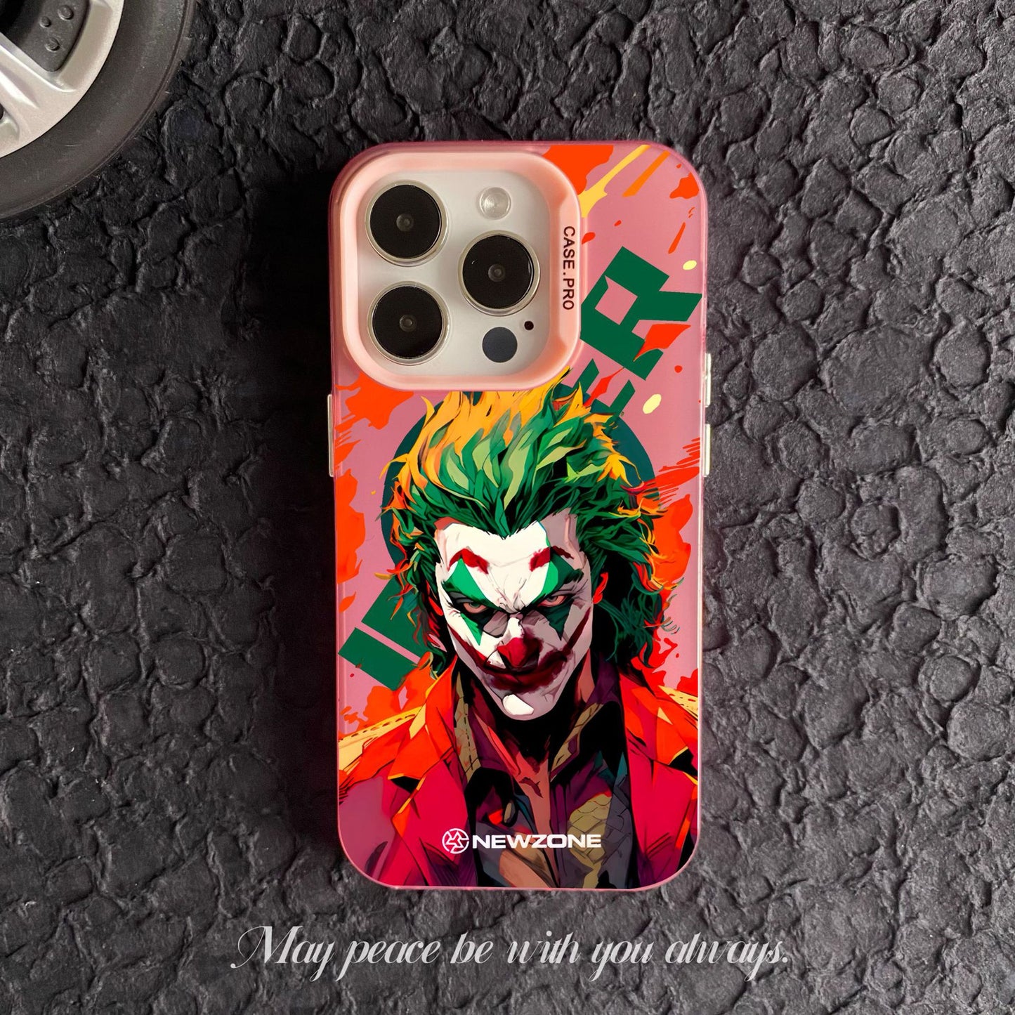 Red clown suitable for iphone15 mobile phone case iphone14promax protective cover 13/11/x anti-fall