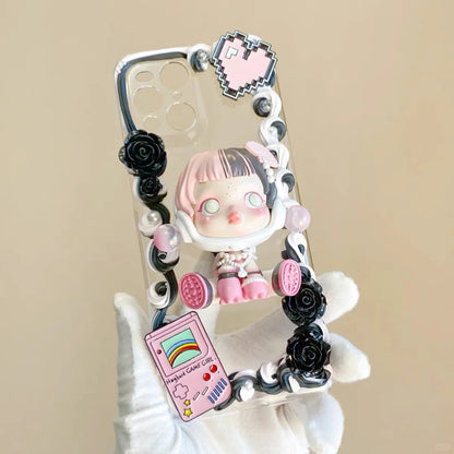 DIY Bubble Matt mobile phone case for iPhone 16 14 promax suitable for iPhone 15 protective cover mobile phone case