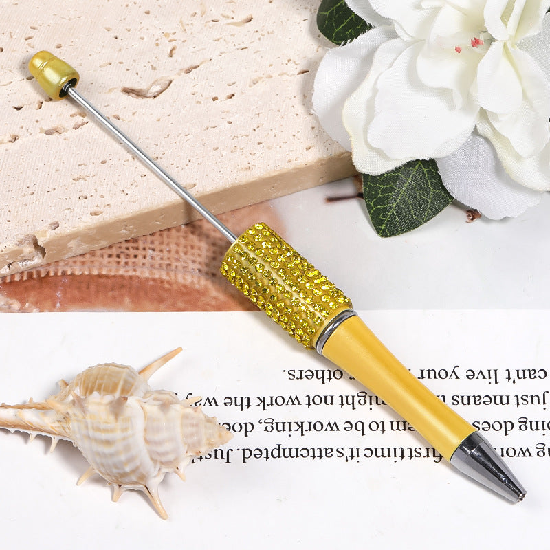 diy beading pen Rhinestone pearl handmade patch bead pen Ballpoint pen