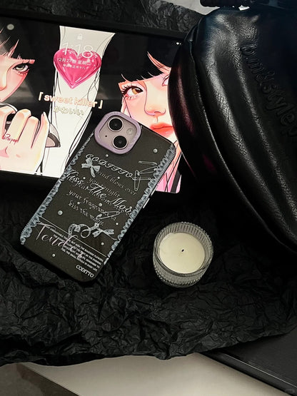 Ballet style original design sparkling mobile phone case with a sense of atmosphere