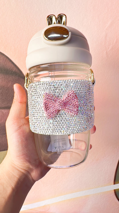 Botella de agua con forma de diamante personalizada