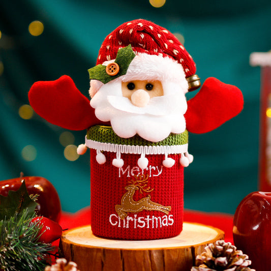 Christmas high-end apple jar candy box Christmas Eve decorative apple box Santa Claus snowman gift gift jar