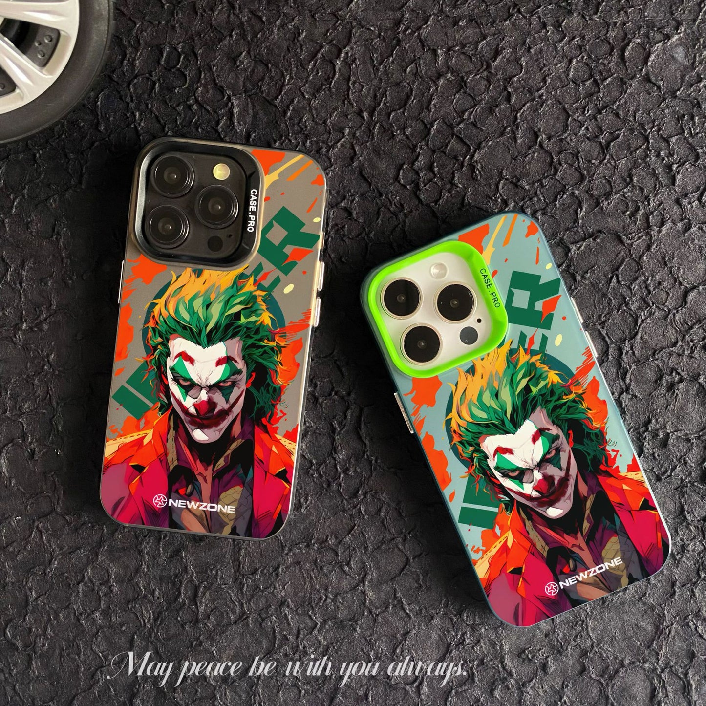 Red clown suitable for iphone15 mobile phone case iphone14promax protective cover 13/11/x anti-fall