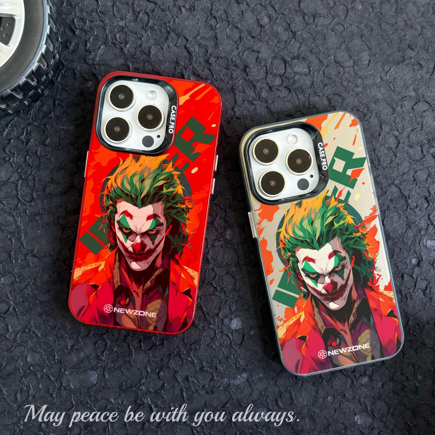 Red clown suitable for iphone15 mobile phone case iphone14promax protective cover 13/11/x anti-fall