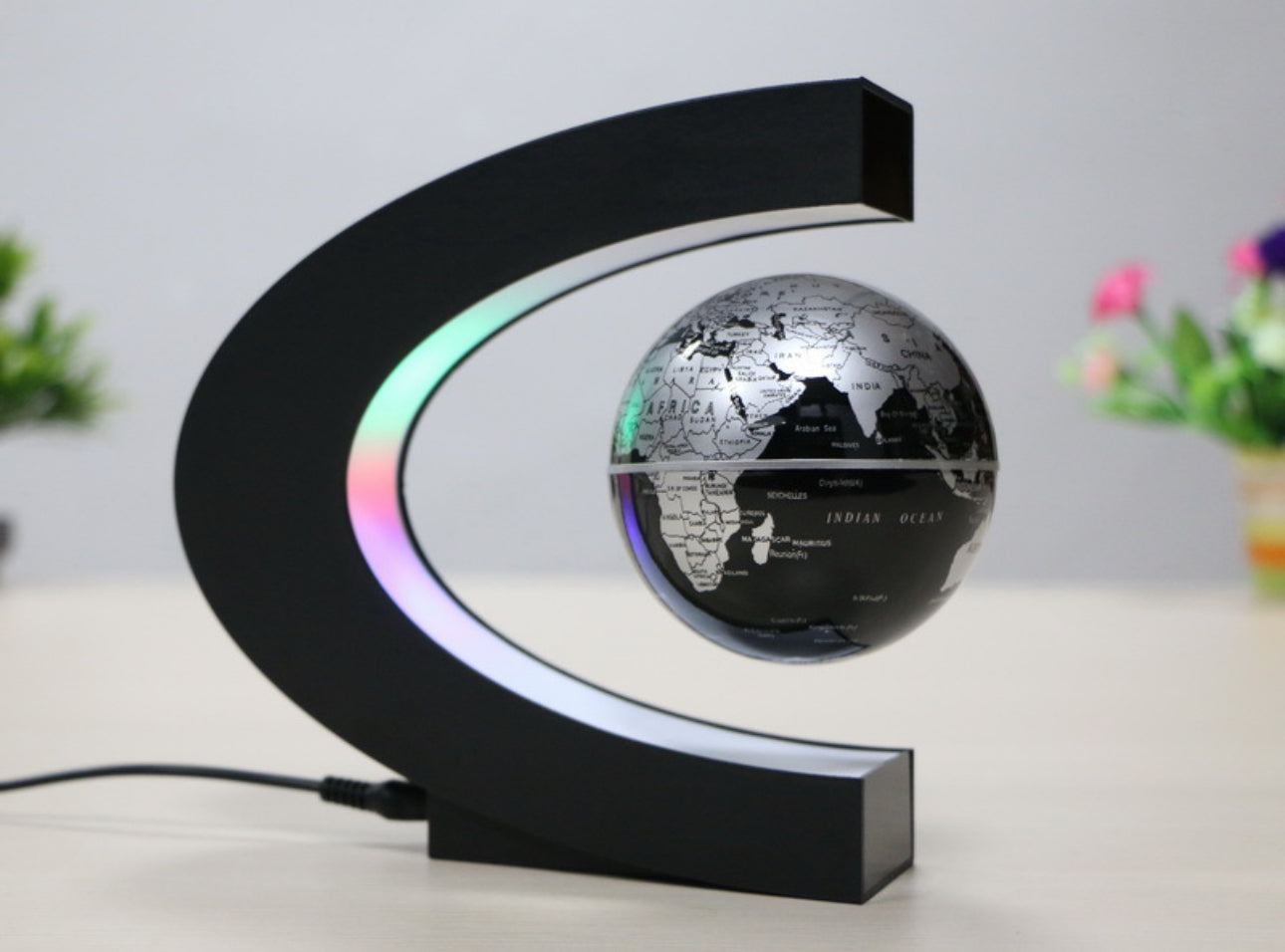 3D stereo floating globe