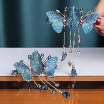 Metal Butterfly Hair Clips Women Premium Temperament Pendant Hair Accessories