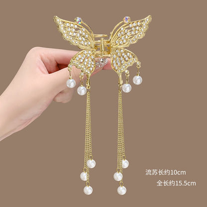 Metal Butterfly Hair Clips Women Premium Temperament Pendant Hair Accessories