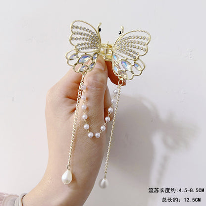 Metal Butterfly Hair Clips Women Premium Temperament Pendant Hair Accessories