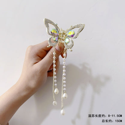 Metal Butterfly Hair Clips Women Premium Temperament Pendant Hair Accessories