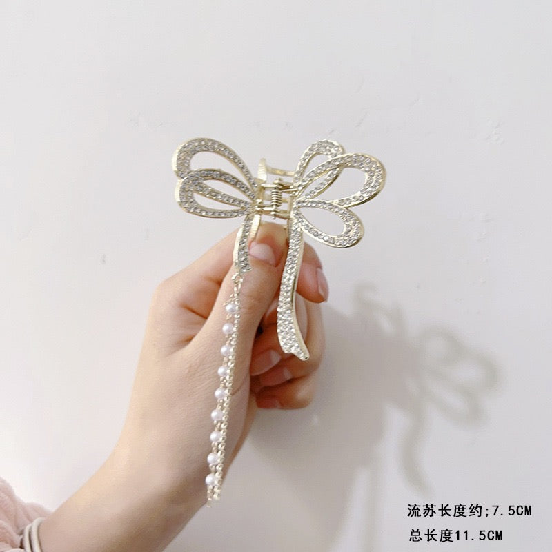 Metal Butterfly Hair Clips Women Premium Temperament Pendant Hair Accessories