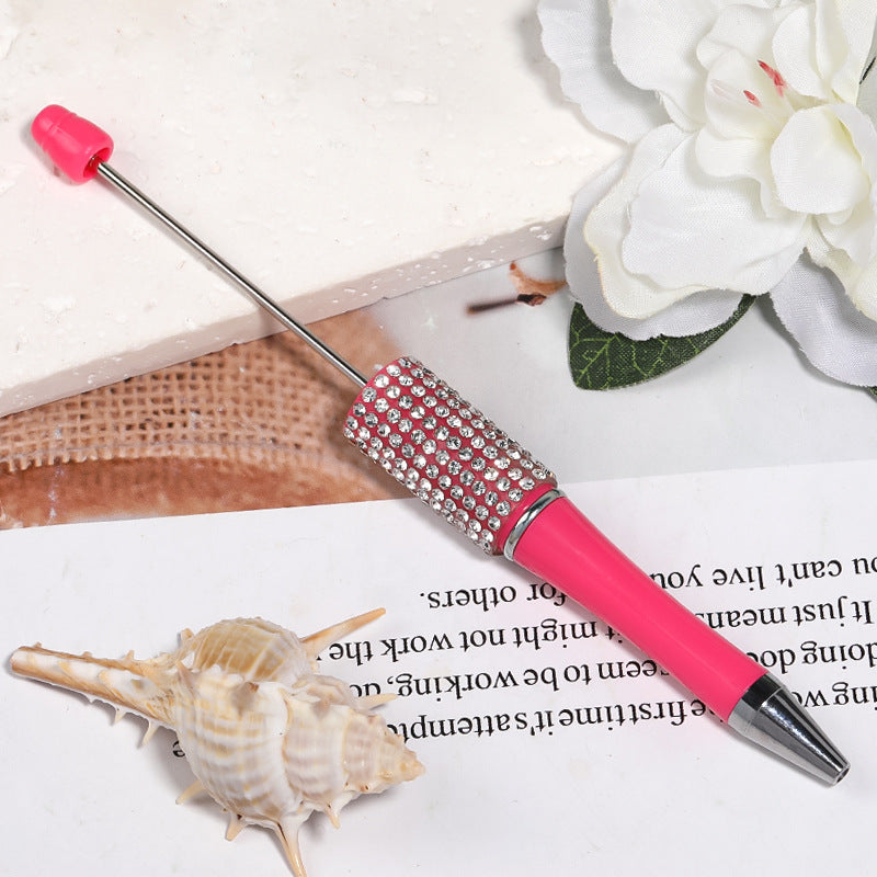 diy beading pen Rhinestone pearl handmade patch bead pen Ballpoint pen