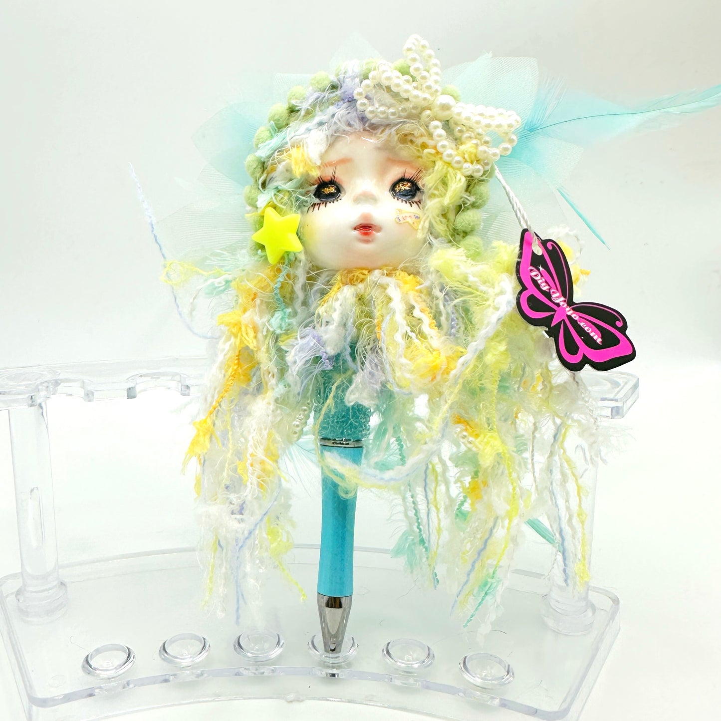 Hot selling original clay doll bead pen, heavy-duty fashion DIY pen