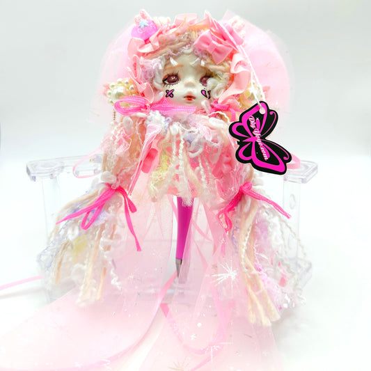 Hot selling original clay doll bead pen, heavy-duty fashion DIY pen